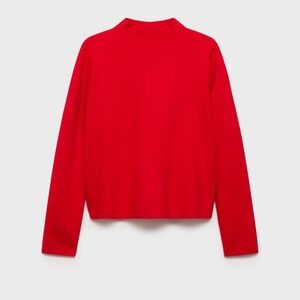 MANGO - Perkins-neck sweater red - S - Woman